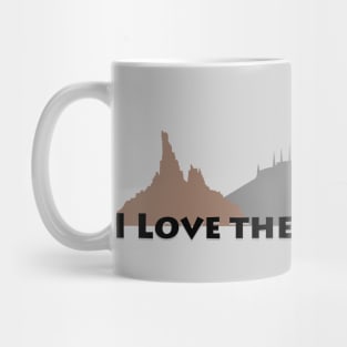 I Love the Mountains Mug